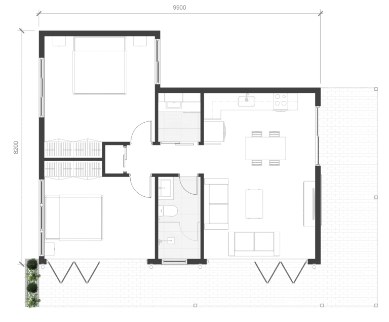 Floor Plan Coastal Elegance Seabreeze Duo Type 768x635