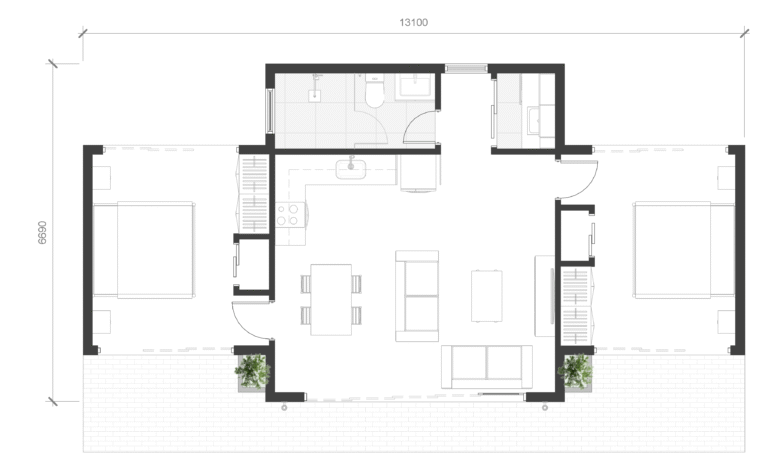 Floor Plan Eco Luxury Collection Solstice Duo Type 768x464
