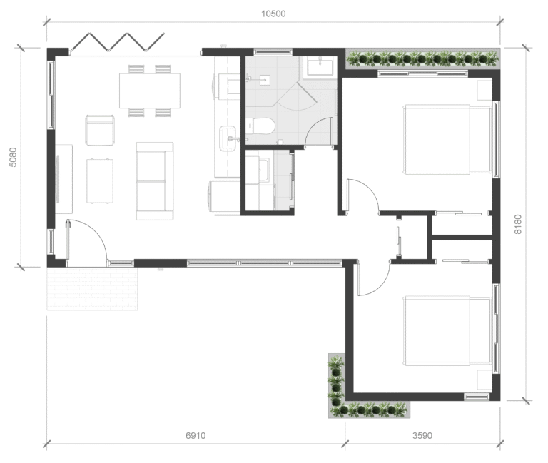 Floor Plan Urban Prestige Lexington Duo Type 768x649